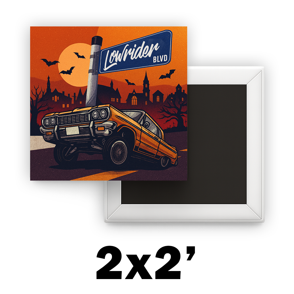 LowriderBLVD Halloween Magnet – The Lowrider Blvd